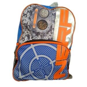 NERF GAME 16" Backpack School Book Travel Bag NWT